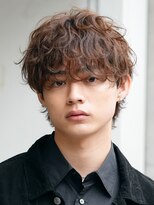 フィフス(fifth)&nbsp;原宿シャドウパーマルーズパーマメンズカットラウンドマッシュ