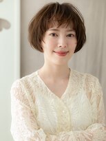 カバーヘア ブリス 北浦和(COVER HAIR bliss)&nbsp;マッシュショート/オン眉/小顔ショート/チョコレートブラウンe