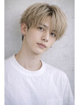 メンズヘア専門MA-IKI本厚木髪と頭皮改善サロン【4月16日 NEWOPEN(予定)】 ミルクティーベージュ ナチュラルショート / メイキー本厚木