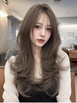 クイーン バイ ノイズ 西院(QUEEN by noism)&nbsp;大人可愛い20代30代40代小顔ウルフレイヤーボブ丸みロング