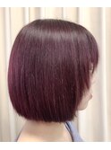 ピンクパープルシアーボブ