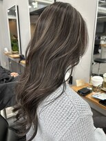 レブ 四条烏丸(Reb,)&nbsp;グレージュハイライトカラー透明感カラー