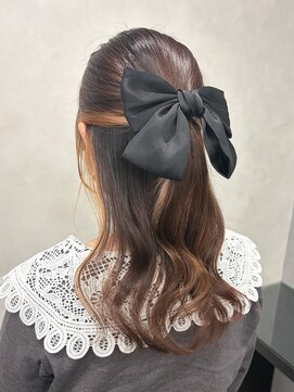 ヴィヒタ 川越 本川越(VIHTA.) ヘアセットヘアアレンジハーフアップコテ巻き川越本川越