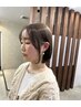 「当日限定」カット+ウルトラファインバブル+ケラチントリートメント ¥5500