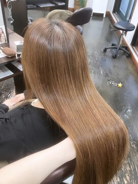 ラリュエル 江曽島店(La Ruelle.) 髪質改善ストレートでサラつやに♪