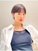 ナチュラルショート/ショートボブ/顔周り/立川/20代30代40代50代