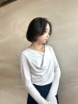 ニジム 京都(nijimu)&nbsp;前髪レイヤー韓国ボブ20代30代40代