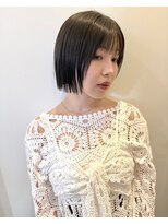 ドルセプラタ(Dulce plata) 【kaN.】タッセルボブ×オリーブベージュ×シースルー×透明感