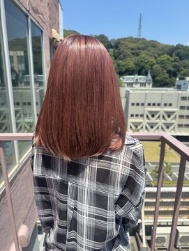ビアージュ(Viage) #ピンク #ロブ #暖色 #ブリーチなし #ラベンダーピンク