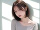 ミツバ(3tuba)の写真/小顔魅せレイヤーカットで憧れのヘアに♪ショートカット/ボブはお任せ◎10代/20代から人気の美容室◆天文館
