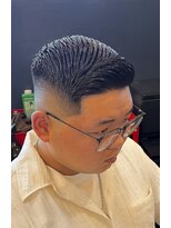 ブロスバーバーショップ(BROSBARBERSHOP)&nbsp;サイドパート／シェービング【常滑市／理容室】