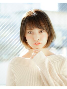 プラグ バイ ネオリーブ(plug by neolive) 忙しいママさんにおススメ ひし形 小顔 ショートボブ