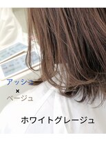 ファイブボックスヘアー 広島(five vox hair)&nbsp;ホワイトグレージュ