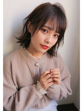 アフロートpd+ KOBE(AFLOATpd+) 【神戸三宮】小顔　外ハネ　切りっぱなしレイヤーボブ☆