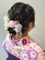 スーパーカット 元町店(SUPER CUT)&nbsp;卒業式　下めのシニヨンスタイル