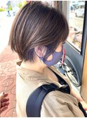 ショートボブインナーバイオレット