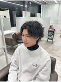 ウルフ×センターパートランダムツイスパ