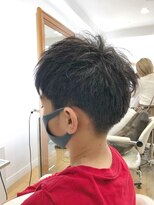 ヘッズ 本八幡店(HEADS)&nbsp;MEN'S HAIR  センターパート　ツイストスパイラル　コンマヘア
