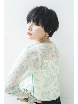 ヴォーチェ フォーヘアー(VOCE for hair) 大人可愛いオン眉濡れ感ナチュラルマッシュボブ20代30代40代