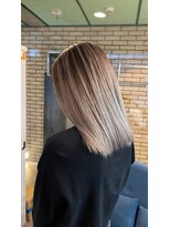 ラフ 難波店(LAFF)&nbsp;#黒髪#ボブルフ#ネビージュ#小顔#ワンレン