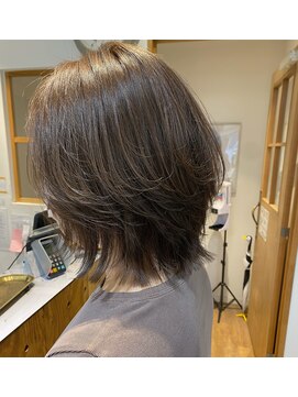 ネオリーブニコ 大井町店(Neolive Nico) くびれボブ　レイヤーボブ　オリーブベージュ