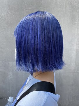 テーラヘアー 幕張本郷店(TELA HAIR) 切りっぱなし☆ブルー