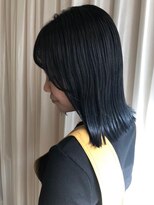 ジーナエス 札幌(Zina S)&nbsp;髪質改善＊透明感ブルーブラック＊美髪【Zina S 札幌】