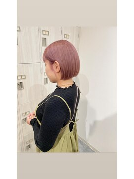 パプスドコワフュール 甲子園口店(Pap's de coiffeur) パールピンクカラー