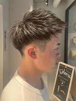 スレイ 博多店(SLAY) 20代30代　ツーブロック　爽やか　アップバング　束感　黒髪