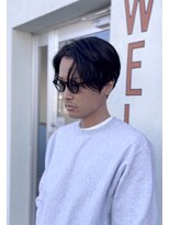 フォーコーナーズカットショップフェイビーズ 名古屋西(FourCornersCutShop favey's)&nbsp;アーバンでナチュラルなセンターパート