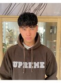 ツイストスパイラルパーマ スペインカール メンズパーマ