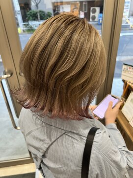 ネイロ 錦糸町(NeiRo) 裾カラーピンク☆春カラー