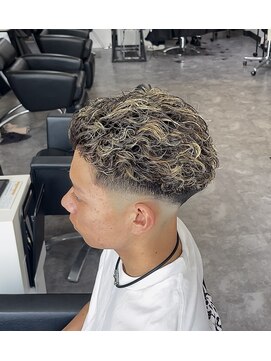 ブライト(Bright) 極道パーマ＋フルメッシュ