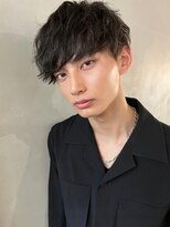 【PARK】メンズミディアムショート×スパイラルパーマ