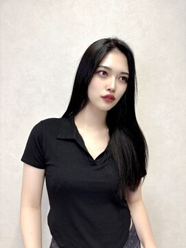 メアリーハリス(Mary Harris) 【Mary Harris】ブルーブラック×ストレートヘア