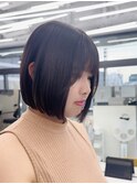 前髪カタログ/イメチェンスタイル／ウェーブパーマ/こなれミディ