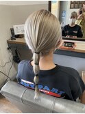 ダウンポニーアレンジ