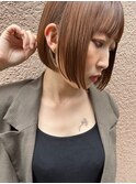 切りっぱなしボブ