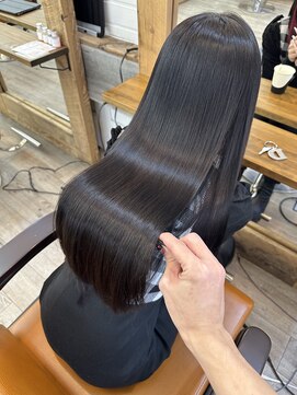 ナンバー アンフィール 渋谷(N° anfeel) 艶髪ロング/りんご幹細胞トリートメント