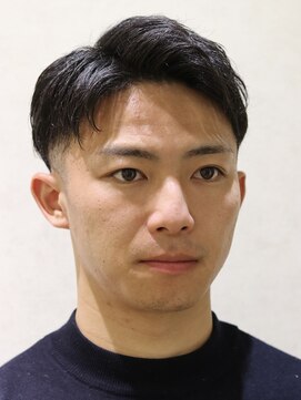 ヨシザワインク プレミアム 横浜 桜木町店(YOSHIZAWA Inc. PREMIUM) メンズスポーティーツーブロックショート七三アップバング