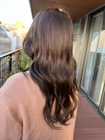 ジーナ 船橋(Zina)&nbsp;髪質改善＊ロングレイヤーグレーベージュ＊美髪【Zina船橋】