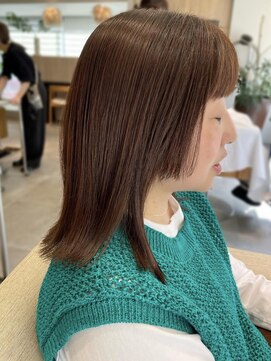 フリップビーアヴェダ(FLIP B AVEDA) 本八幡×市川市×セミロング×オーガニックカラー