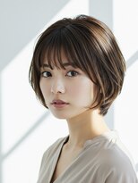 ソードリーフ 久宝寺店(swordlief)&nbsp;艶髪アッシュブラウン×大人ショート