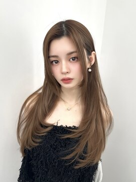 アマトウキョウ アユンチェ(AMA TOKYO×AYUNCHE) 前髪顔まわり韓国ヘアレイヤーカットサイドバンク2wayバンク韓国