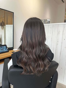 ワク 藤沢店(waku) バレイヤージュ　ブラウン　トリートメント