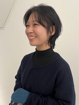 エヌ 烏丸(enu)&nbsp;ショートウルフパーマ/矢谷/enu烏丸/京都美容室