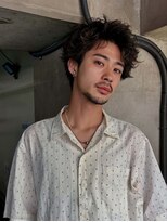 ヒュージ 三軒茶屋(huge)&nbsp;スパイキーショート/ニュアンスパーマ/メンズパーマ/メンズ