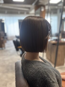 リンクエン(Link enn) 【ミニボブ】ボブ/切りっぱなしボブ/外ハネボブ