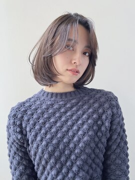 ボブ/レイヤーボブ/大人ボブ/顔まわりレイヤー