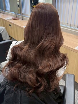 ペレ 原宿(PELE) ダブルカラー/ケアブリーチ/羽エクステ/原宿